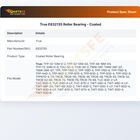 True E832135 Roller Bearing - Coated