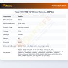 Hatco 2-08-113D 60" Warmer Element, .260" DIA