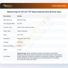 Market Forge 10-1311 3/4" FPT Steam Solenoid Valve W/ Drain Valve