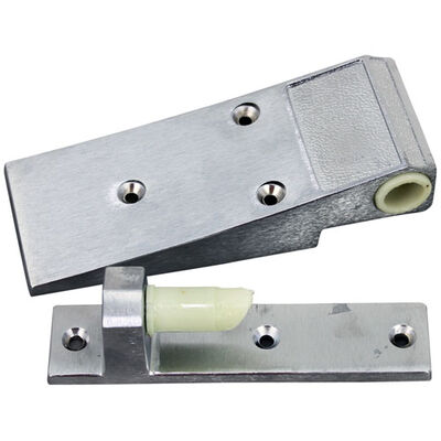 Kolpak 236001075 Refrigerator Reversible Cam Lift Hinge - Brushed Chrome Finish 8" Long OD 7" Wide OD