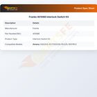 Franke 401088 Interlock Switch Kit