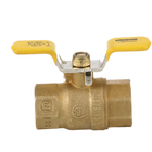 Dormont 75FV Gas Shut-off Valve W/Yellow Handle 3/4" FPT
