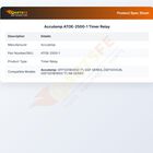 Accutemp ATOE-2500-1 Timer Relay