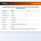 Garland 227041-1 R/H 3/16" Tube Pilot Burne W/ 3/16" Tube, Standard Flame Pattern, No Orifice