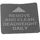 Henny Penny 16912 Dead Weight Valve Decal