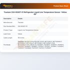 Traulsen 334-60407-01 Refrigerator Liquid Line Temperature Sensor -Yellow 48"