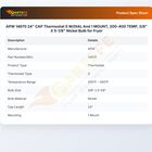 APW 14870 Thermostat S-Type 200&deg;F-400&deg;F 3/8" X 5-1/8" Bulb 24" CAP
