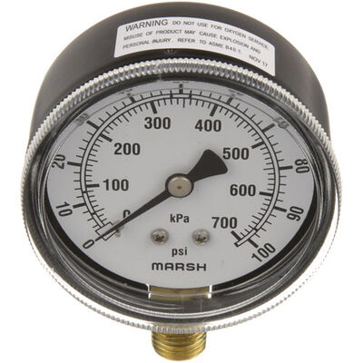 Champion 100135 Dish Washer Pressure Gauge 0-60 PSI