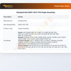 Standard Keil 2850-1013-1110 Door Hinge Assembly