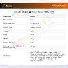 Hatco 02.08.127D.00 Warmer Element 120V 660W