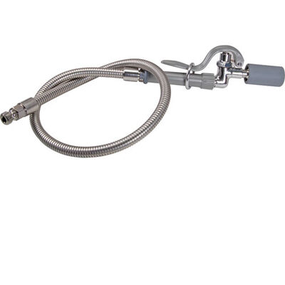 T&S Brass B0100C Spray Valve W/Low Flow Head & Flex Hose 44"