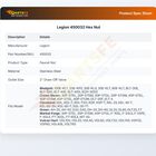 Legion 450032 Hex Nut