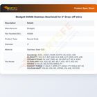 Blodgett 40568 Draw-Off Valve Knob 3" Stainless Steel