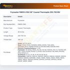 Frymaster FM810-0162 36" Coaxial Thermopile 250-750 MV