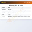 Manitowoc 76-2498-3 Tube Assembly