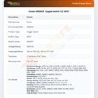 Groen GR6904 Toggle Switch 1/2 SPST