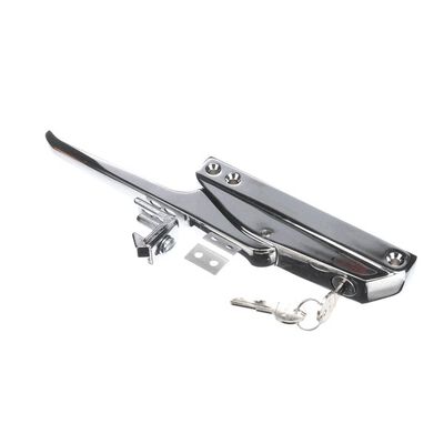 FWE LTHDRLK Edgemount Door Latch W/Keys Chrome