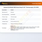 Garland GL1019436 1980 Series Snap Fit 36" Thermocouple, 20-30 MV