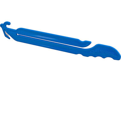 San Jamar BB100 Pouch Blue Tool F/ Opening & Emptying