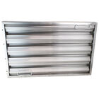 Component Hardware Group F50-2025-HD Framed Baffle Grease Filter 20" X 25" X 2" S/S