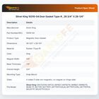 Silver King 10310-04 Door Gasket Type-R , 26 3/4" X 28-1/4"