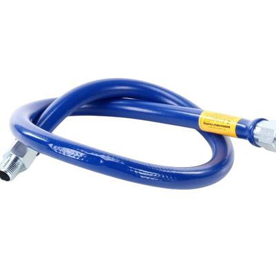 Dormont 1650BP48 Gas Hose Blue 1/2" X 48" Stainless Steel