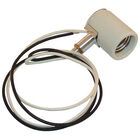 Hatco 2-30-044 Ceramic Single Lamp Holder W/ 28" Wire Leads