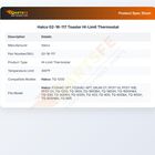 Hatco 02-16-117 Toaster Hi-Limit Thermostat