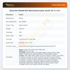 Bevles BVL784408 SPST Black Rocker Switch, On/off, 7/8" X 1-1/2"