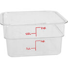 Cambro 2SFSCW135 Food Storage Container Clear 2-QT