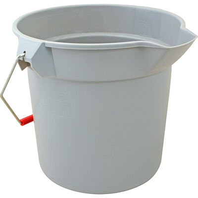 Rubbermaid FG296300GRAY 2 Gallon Gray Sanitizer Bucket