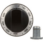 Garland 4512141 Infrared Broiler Thermostat Knob Dial 2-1/2" DIA 290" D-Mount Hub 150&deg;F-500&deg;F