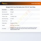 Blodgett 55127 Oven Pilot Safety Valve TS11 1/4" Tube Fitting