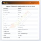 Allpoints 381308  Silicone Rubber Insulated Wire 50' 392&deg;F 600V