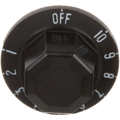Southbend 4TK05 Black Indicator Knob Printed White Number with OFF-1-10