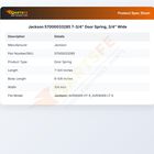 Jackson 57000033285 7-3/4" Door Spring, 3/4" Wide