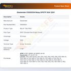 Glastender 01000554 Relay DPSTP 30A 120V