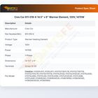 Cres Cor 811-019-K 14.5" x 6" Warmer Element, 120V, 1470W