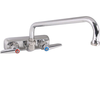 T&S Brass B1117M Faucet 4" Wall Mount 10" Spout Plating Leadfree