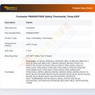 Frymaster FM8060178SP Fryer High-Limit/Safety Thermostat Kit 425&deg;F 2-1/4" Bulb 1/2" MPT