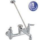 T&S Brass B-0665-BSTPMM Service Sink Faucet Wall Mount 8" Centers