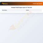 Blodgett 18265 Signal Light 1/2" Red 28V