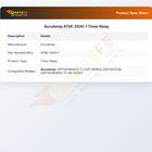 Accutemp AT0E-2500-1 Gas Griddle Timer Relay
