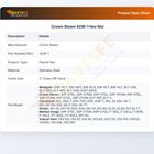 Crown Steam 4216-1 Hex Nut