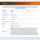 Hobart 413614-00001 Dial2-1/2" DIA, 150-500F, Mount .290" For Flat down Type Gas Thermostat