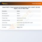 Hobart 116471-1 Temperature Controller 3/16" D-SHAFT 150&deg;F to 450&deg;F 1/4" Male Tabs