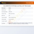 Groen GR070178 3/8" MPT Water Level Probe, 4.44" Teflon Insulator