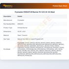 Frymaster 8100473 Fryer Infrared Burner Steel 15-1/4" X 8-1/2"