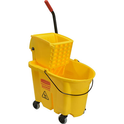 Bucket,Mop, Set, W/Wringer For Rubbermaid - Part# Rbmd7580-88 (Yellow)