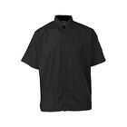 Allpoints 2126BKBKXL KNG XL  Active Chef Shirt Mens Black SS